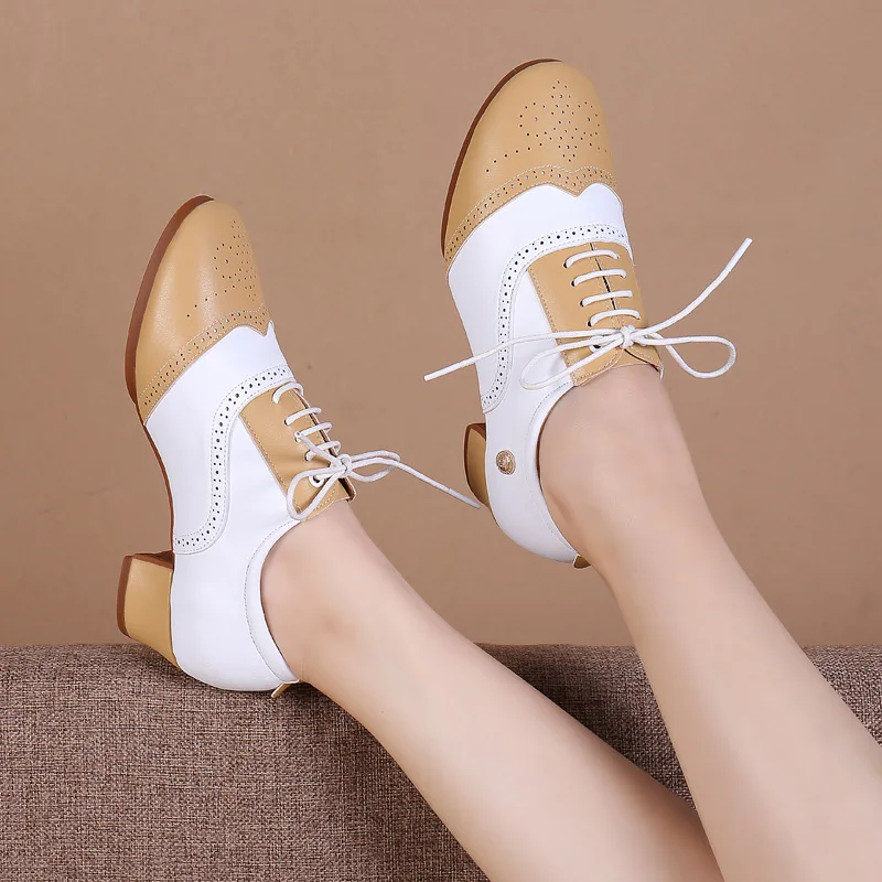 Women'S Xc Shoes - ผู้หญิงรองเท้าเต้นรำละตินไมโครไฟเบอร์นุ่มด้านบนยาง Tango Jazz Salsa บอลรูมรองเท้าลื่นกลางส้นสุภาพสตรีรองเท้าผ้าใบ