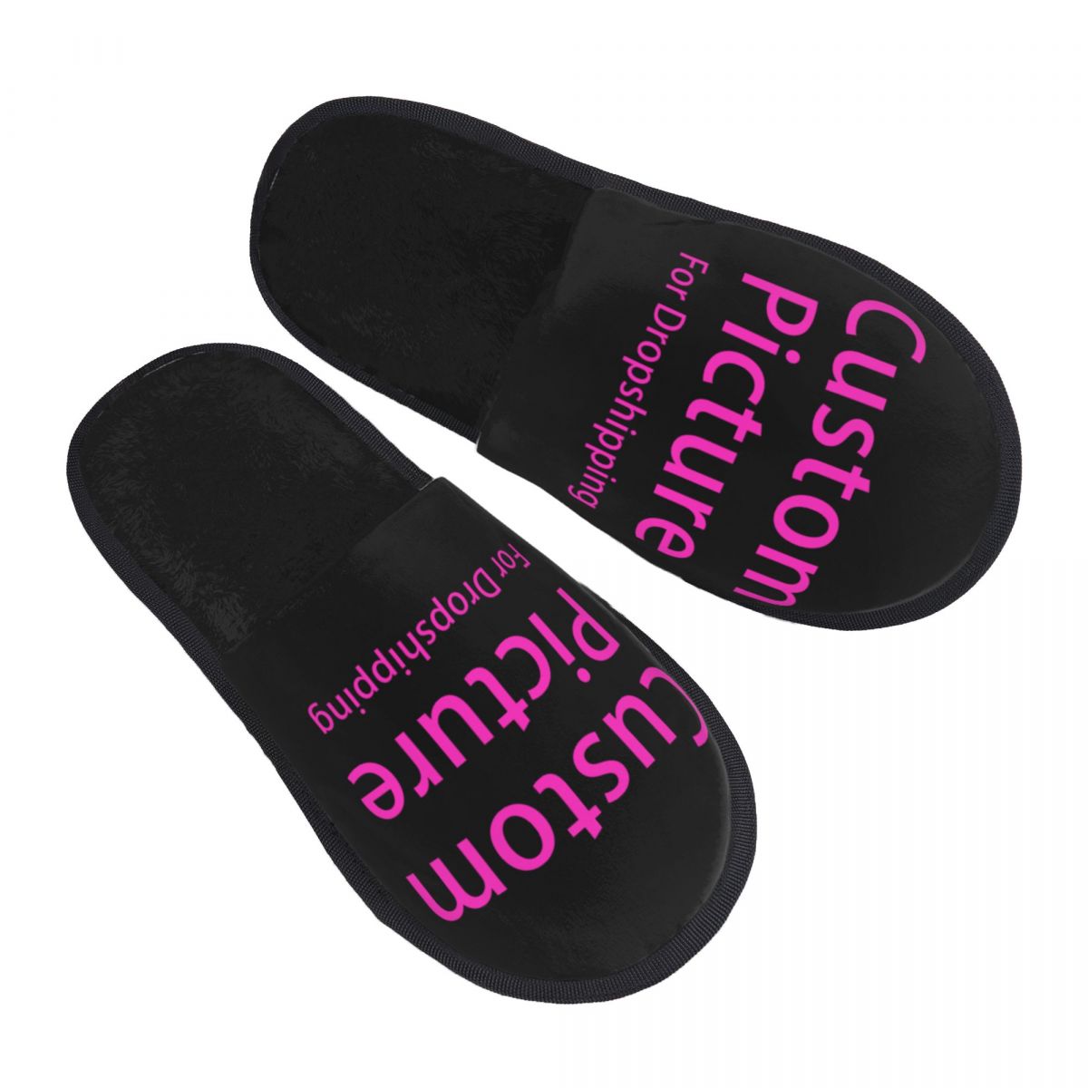 Women Shoes Logo - รองเท้าแตะแบบสวมสำหรับแขก พิมพ์ลายโลโก้รูปภาพส่วนตัว สำหรับห้องนอนผู้หญิง รองเท้าแตะแบบสั่งทำพิเศษ DIY