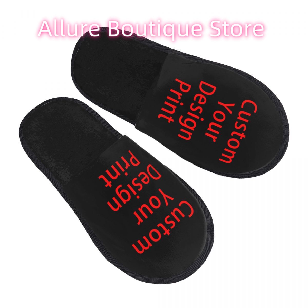 Women Shoes Logo - รองเท้าแตะสำหรับแขกโรงแรมผู้หญิง ออกแบบเอง พิมพ์ลายโลโก้ตามสั่ง