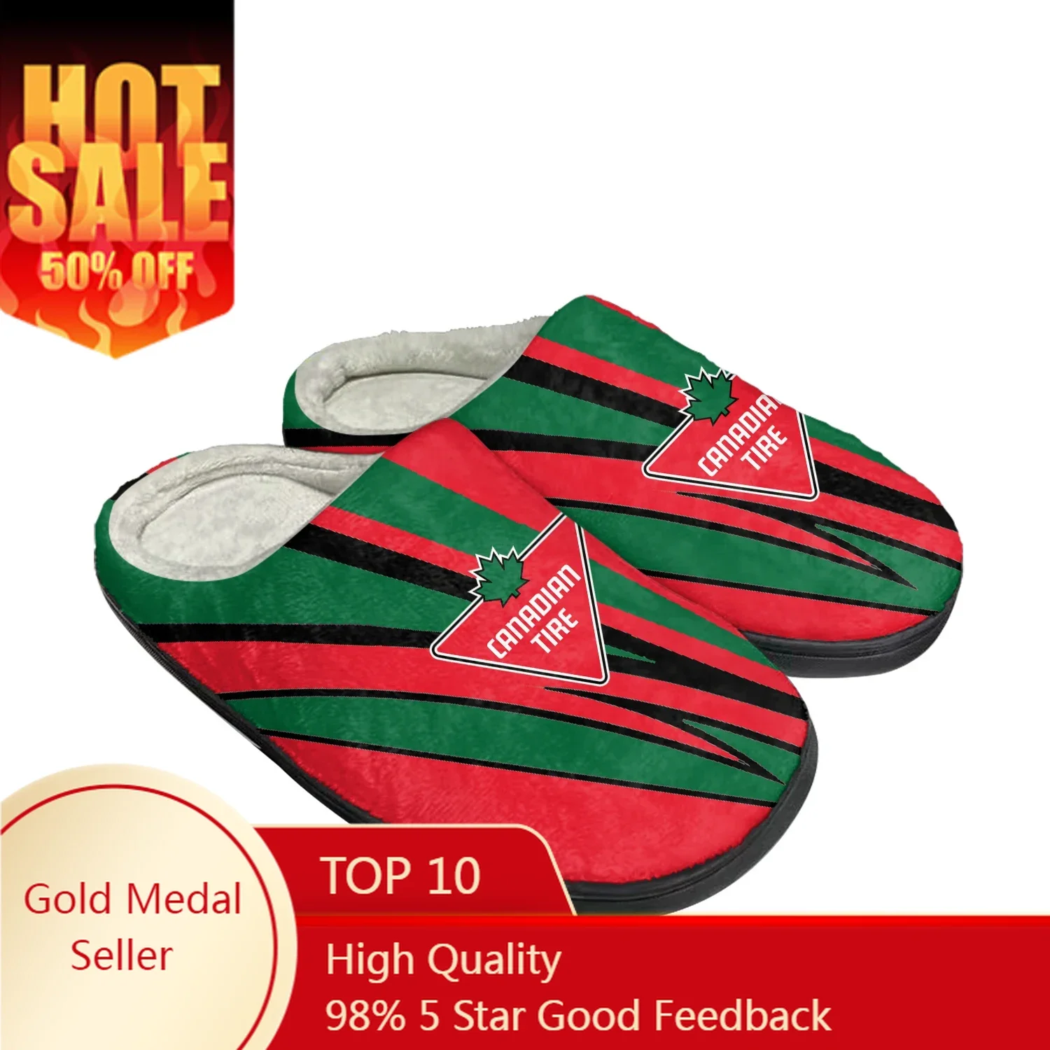 Women Shoes Logo - แคนาดายางโลโก้รองเท้าแตะผ้าฝ้ายบุรุษสตรีห้องนอนตุ๊กตาสบายๆรองเท้าอุ่นรองเท้าแตะในร่มรองเท้าที่กําหนดเอง