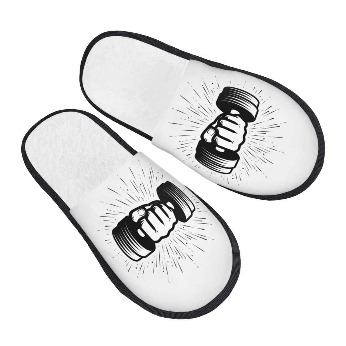 Women Shoes Logo - รองเท้าแตะโฟมเมมโมรี่แบบสวมสบายสำหรับผู้หญิง ใช้ในโรงแรมหรือที่บ้าน พร้อมโลโก้ฟิตเนสแบบกำหนดเอง