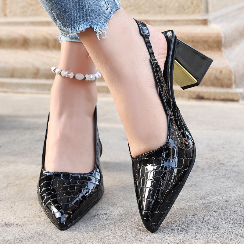 รองเท้าส้นสูงแบบรัดส้นสำหรับฤด - Women Shoes Branded บทวิจารณ์และราคา