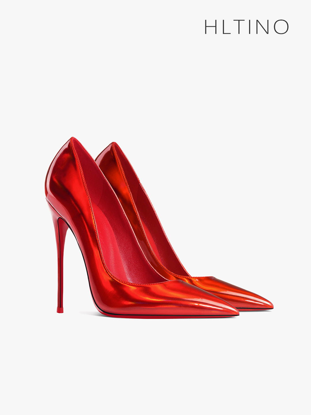 Hltino รองเท้าส้นตึกสีแดงสดใสส - Women'S Shoes Red Bottoms บทวิจารณ์และราคา