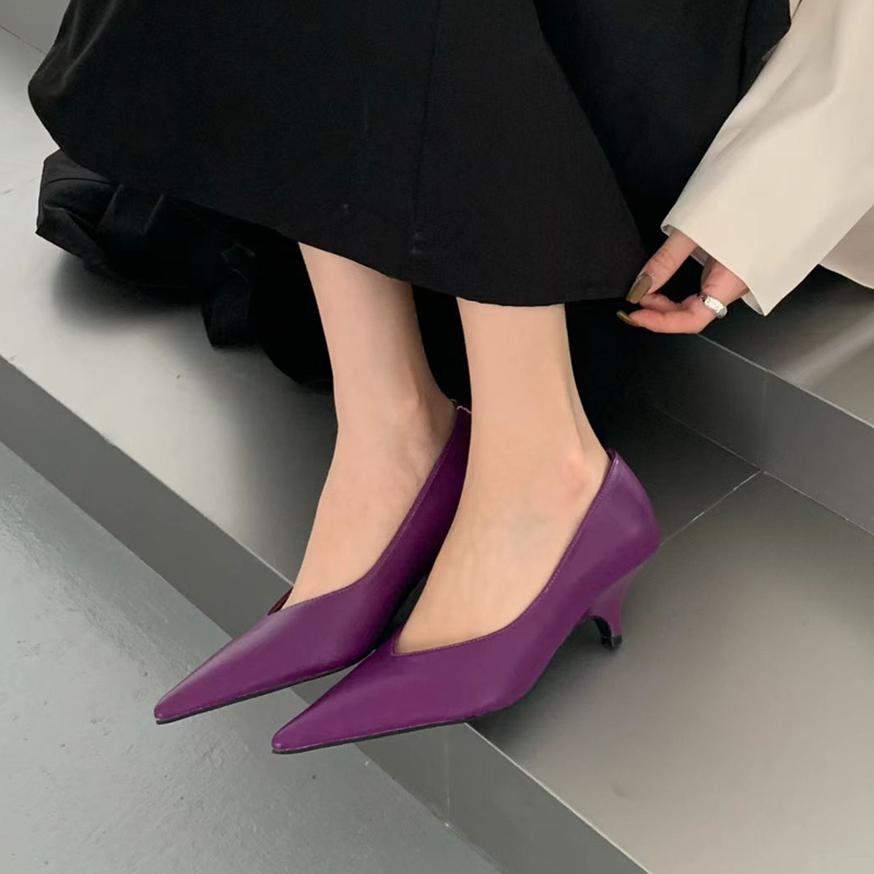 รองเท้าส้นเตี้ยแบบสวม SUOJIALU - Women Shoes Branded บทวิจารณ์และราคา