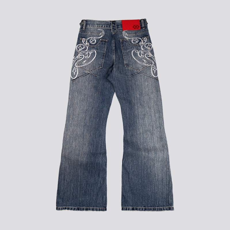 กางเกงยีนส์ทรงบูทคัทสีน้ำเงิน  - Women Shoes Jeans บทวิจารณ์และราคา