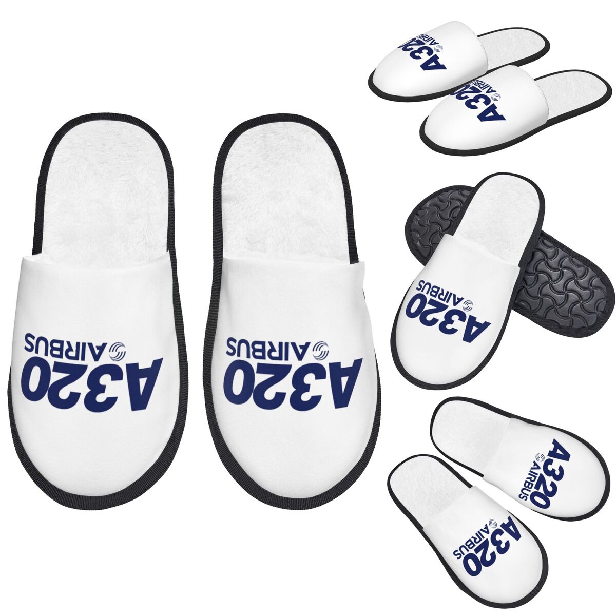รองเท้าแตะโลโก้แอร์บัส A320 แบ - Women Shoes Logo บทวิจารณ์และราคา