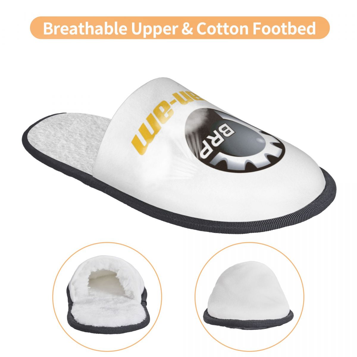 รองเท้าแตะแบบสวมในบ้านสำหรับผู - Women Shoes Logo บทวิจารณ์และราคา