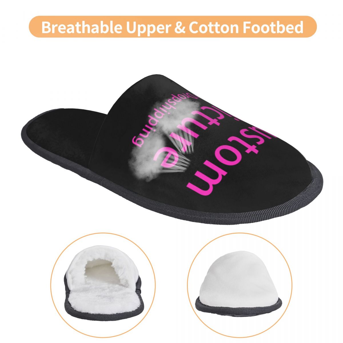 รองเท้าแตะแบบสวมสำหรับแขก พิมพ - Women Shoes Logo บทวิจารณ์และราคา