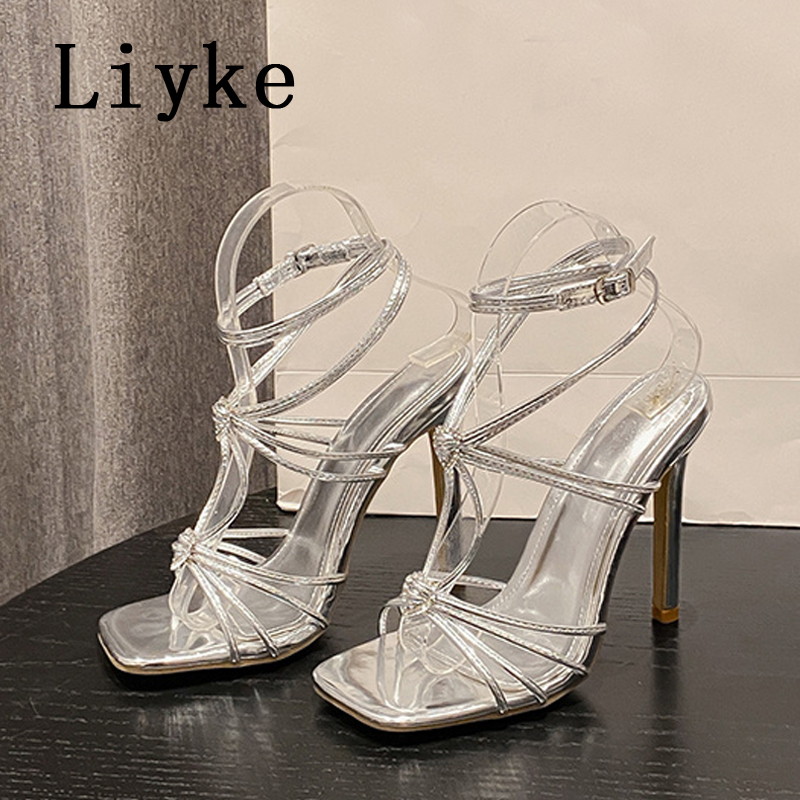Liyke รองเท้าแตะผ้ายีนส์สีฟ้าส - Women Shoes Jeans บทวิจารณ์และราคา
