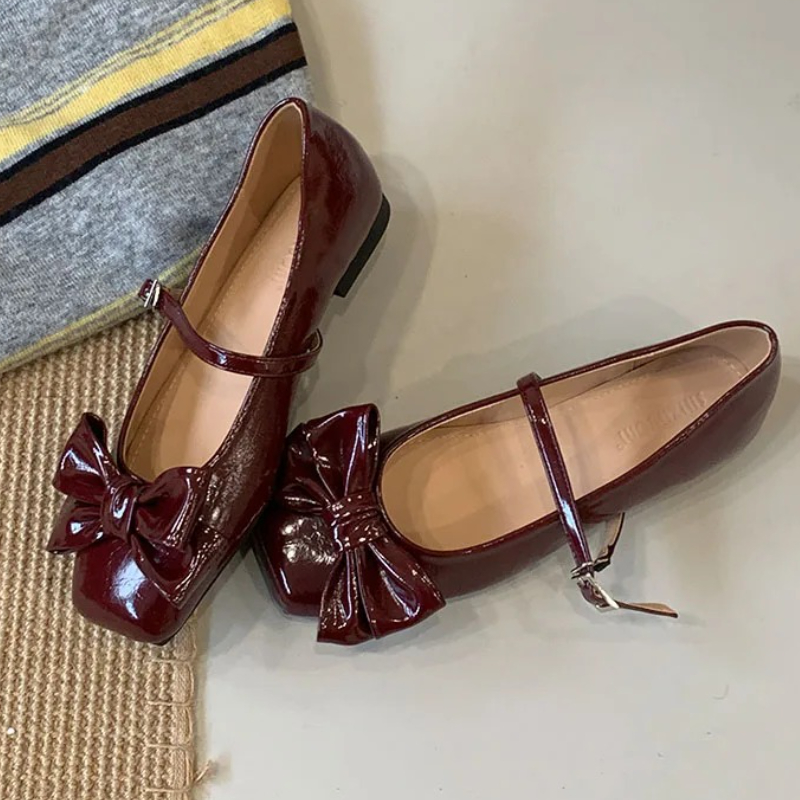 รองเท้าส้นเตี้ยแบบแมรี่เจน ดีไ - Women Shoes Branded บทวิจารณ์และราคา