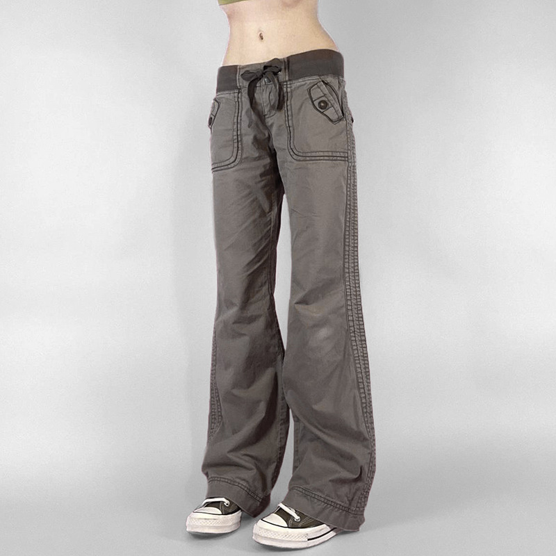 กางเกงยีนส์เอวต่ำทรงวินเทจสำหร - Women Shoes Jeans บทวิจารณ์และราคา