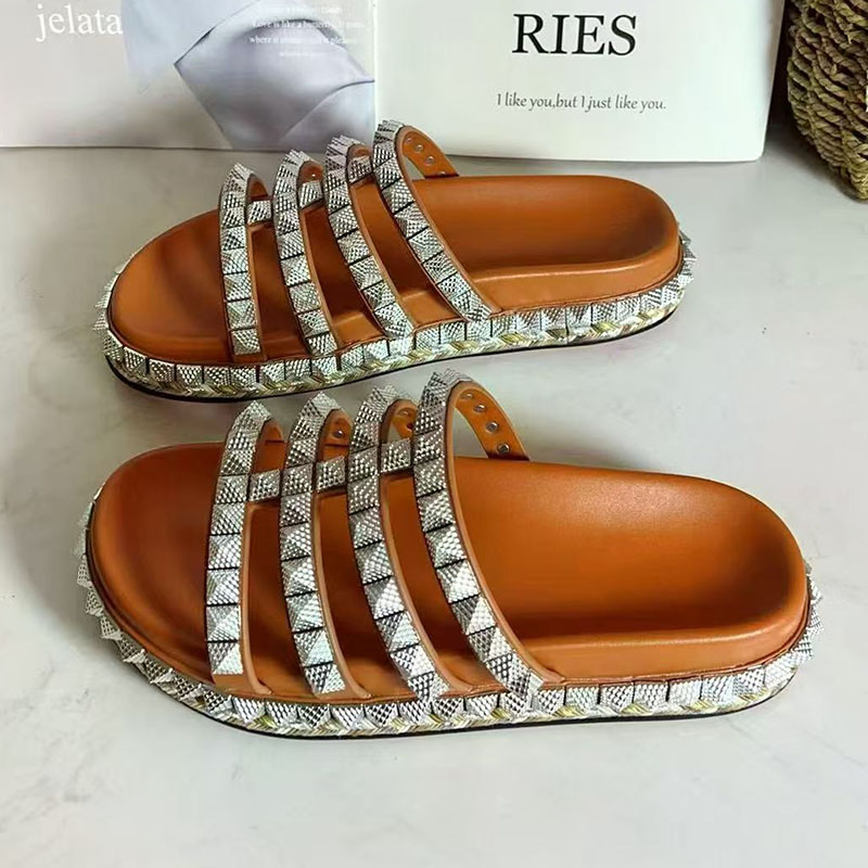 Red Rivet Studded Gladiator รอ - Women'S Shoes Red Bottoms บทวิจารณ์และราคา