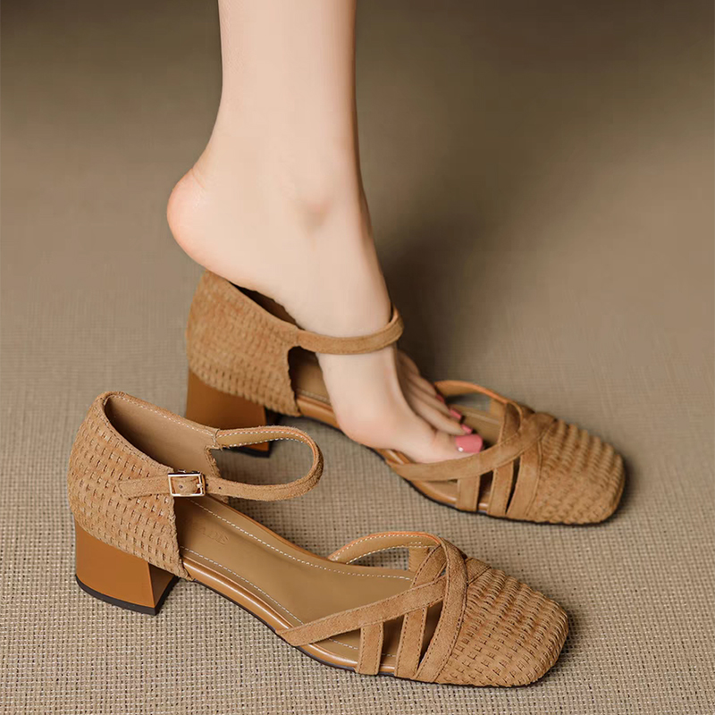 Retroสานรองเท้าส้นสูงผู้หญิง 2 - Ankle Strap Heels บทวิจารณ์และราคา