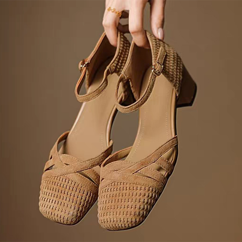 Retroสานรองเท้าส้นสูงผู้หญิง 2 - Ankle Strap Heels บทวิจารณ์และราคา
