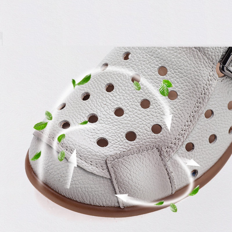 รองเท้าส้นเตี้ยหนังวัวแบบใหม่ส - Women'S Shoes Popular บทวิจารณ์และราคา