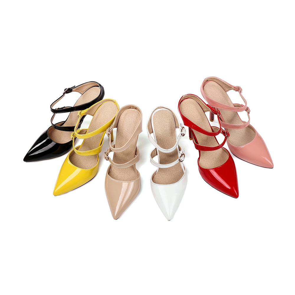 ใหม่เอี่ยมเซ็กซี่สีแดงสีเหลือง - Women Shoes Branded บทวิจารณ์และราคา