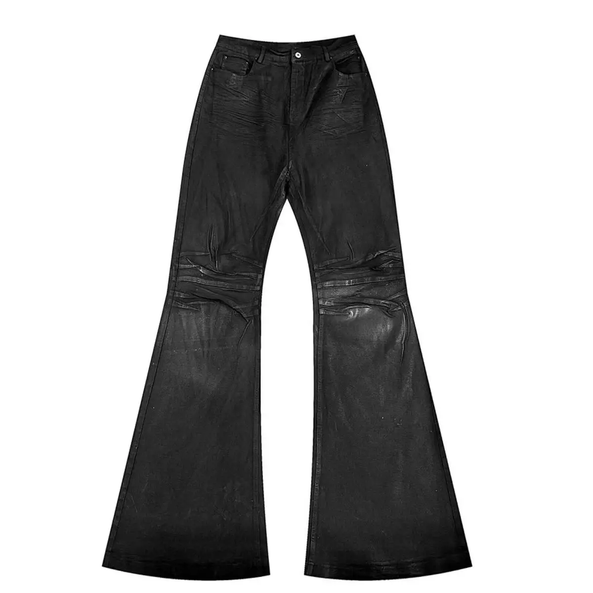 กางเกงยีนส์ทรงไมโครเฟลร์แบบไฮส - Women Shoes Jeans บทวิจารณ์และราคา