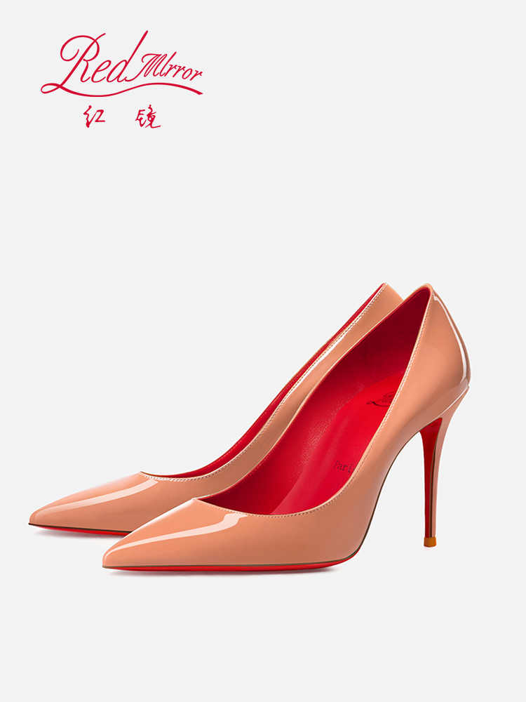 สีเปลือยรองเท้าส้นสูงสีแดงเงาก - Women'S Shoes Red Bottoms บทวิจารณ์และราคา