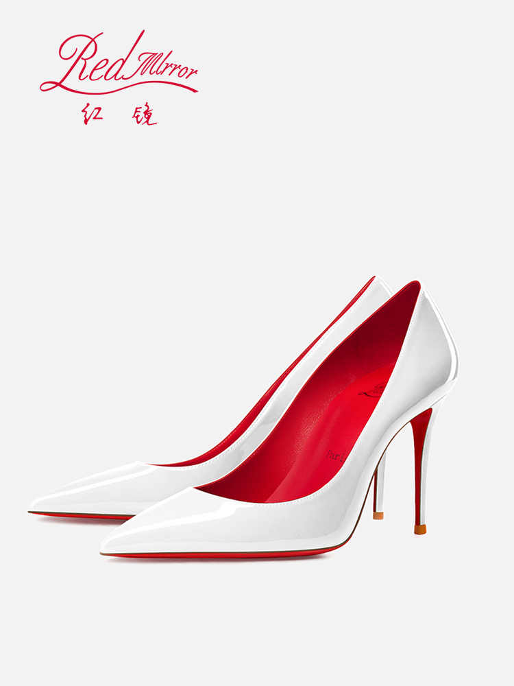 สีเปลือยรองเท้าส้นสูงสีแดงเงาก - Women'S Shoes Red Bottoms บทวิจารณ์และราคา